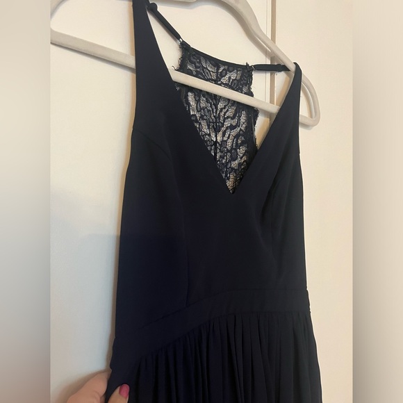 Navy Lulu’s dress with lace back - hemmed - perfect if you are short! - Picture 5 of 7
